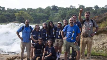 Siete jóvenes navarros, en el corazón de África junto a Telmo Aldaz