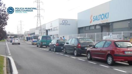 Herido un ciclista de 63 años en Landaben
