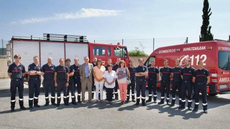 Navarra cuenta con 15 nuevos bomberos y Beaumont anuncia nuevas plazas