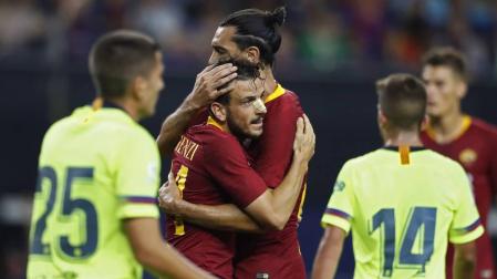 La Roma remonta al Barcelona y se venga del fichaje de Malcolm