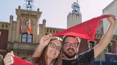Un cohete en Estella a dúo brindado a la música