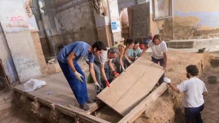 Tudela retoma las excavaciones en la antigua iglesia de San Nicolás