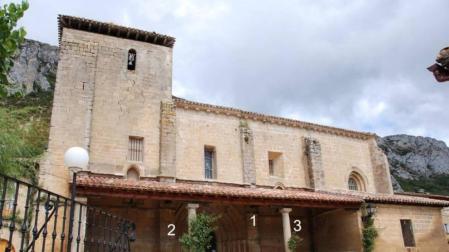 Relojes a cubierto en la iglesia de Lapoblación