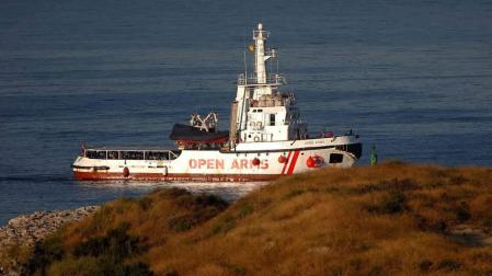 Llega al puerto de Algeciras el Open Arms con 87 inmigrantes a bordo