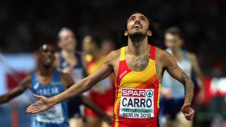 Fernando Carro se proclama subcampeón de Europa de 3.000 m. obstáculos