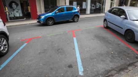 Suspendidas las multas de la zona roja del Ensanche de Pamplona