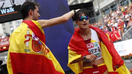Álvaro Martín y María Pérez dan a España un doblete de oro histórico
