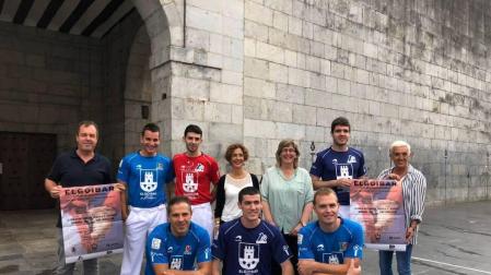 Olaizola II y Rezusta, juntos en el Torneo San Bartolomé de Elgoibar