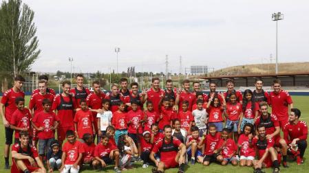 El primer once de Jagoba, en el aire
