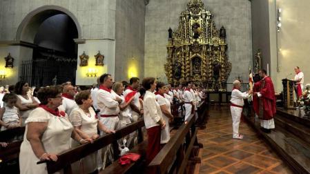 Fotos del tercer día de las fiestas de Tafalla y segundo encierro (16 de agosto de 2018)