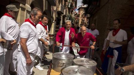 Los Arcos celebran su tradicional pochada en fiestas (17 de agosto de 2018)