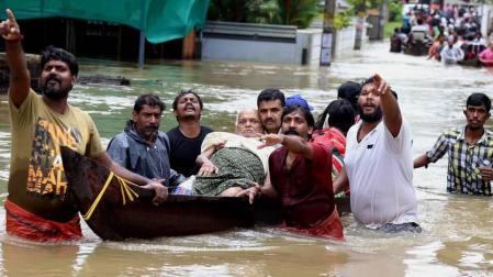 Las inundaciones en el sur de India causan más de 300 muertos en tres meses