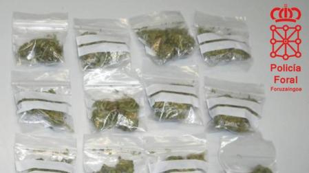 Detenido un joven de 15 años en Tudela por traficar con marihuana
