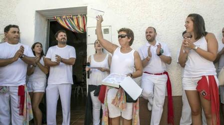 Imágenes del cohete de fiestas de Figarol 2018