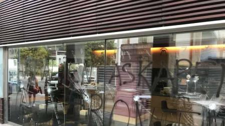 Denuncian el ataque de animalistas a la sede del Club Taurino de Pamplona