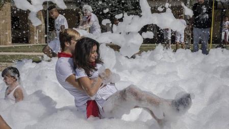 Imágenes del cohete de las fiestas de Rada 2018