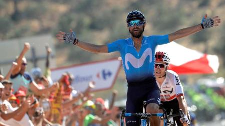 Valverde gana en Caminito del Rey y Kwiatkowski se pone líder