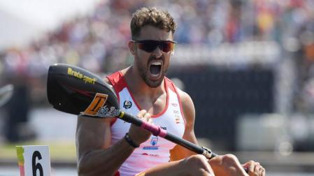 Carlos Garrote, campeón del mundo en K1 200 metros