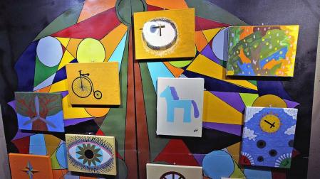 Arte contra los "estigmas" sobre la salud mental en El Corte Inglés de Pamplona