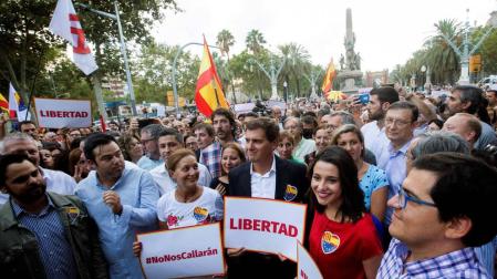 Ciudadanos se pone al frente de la brigada de "limpieza" contra los lazos amarillos