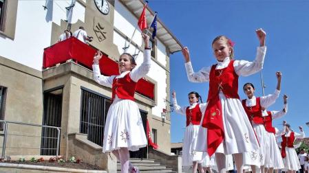 Imágenes del cohete de fiestas de Ayegui 2018