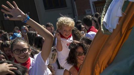 Caparroso arrancó este sábado, 1 de septiembre, sus fiestas patronales en honor a Santa Fe. La agenda festiva se prolongará hasta el día 8