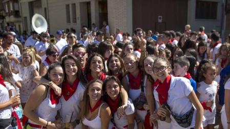 Caparroso arrancó este sábado, 1 de septiembre, sus fiestas patronales en honor a Santa Fe. La agenda festiva se prolongará hasta el día 8