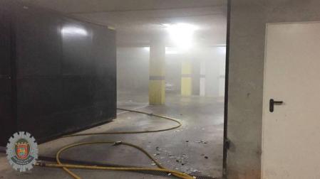 Trasladadas dos niñas al hospital de Tudela por un incendio en una vivienda