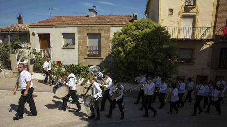 Fotos de la procesión en el Día de Santa Fe de las fiestas de Caparroso 2018, 2 de septiembre