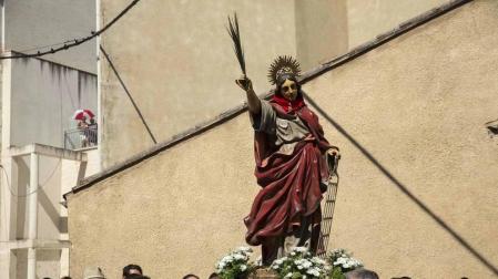 Fotos de la procesión en el Día de Santa Fe de las fiestas de Caparroso 2018, 2 de septiembre
