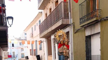Fotos de la misa y procesión, en el segundo día de fiestas de Ablitas
