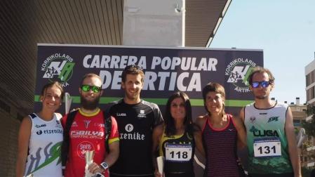Aristu y Alcuaz reinan en la popular de Artica