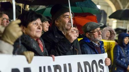 Manifestación en Tudela por las pensiones dignas.