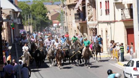 La Trashumancia de Cascante reúne a un total de 68 caballistas