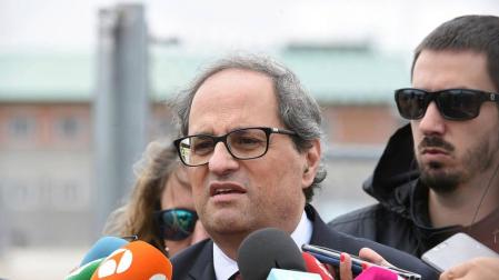 Torra insta a Sánchez a negociar con urgencia de "gobierno a gobierno"