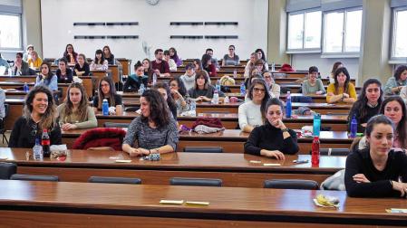 Imagen del último examen para plazas de formación sanitaria realizado en febrero.