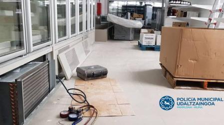 Heridos dos hombres de 51 y 55 años en sendos accidentes laborales en Pamplona