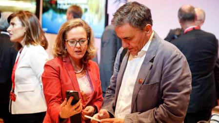 Calviño defiende la tasa digital en la UE para tener un sistema fiscal "más justo"