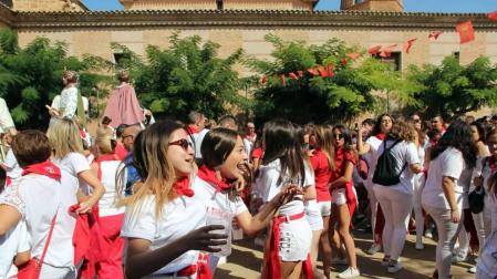 La localidad ribera vivió este sábado, 8 de septiembre, su primer día de fiestas en honor a la Virgen de la Barda