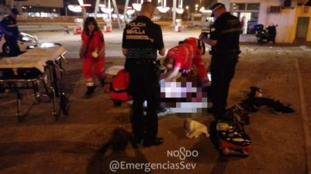 Muere un motorista en Sevilla cuando huía de la Policía