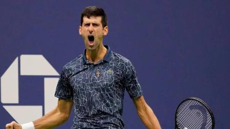 Djokovic vence a un buen Del Potro en la primera final bajo techo del Open USA