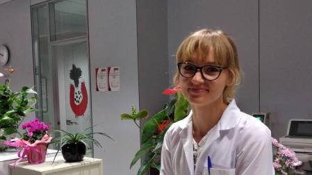 Las prácticas de una estudiante de Medicina polaca en San Juan de Dios