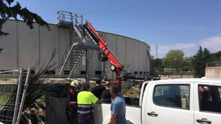 Mueren dos trabajadores en un accidente en la depuradora de Corella