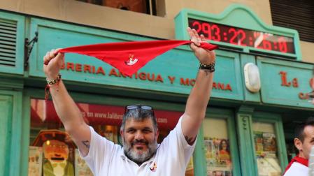 Se reanuda la cuenta atrás para San Fermín: vuelve el reloj de Kukuxumusu