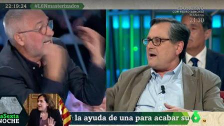 Francisco Marhuenda y Javier Sardà se enzarzan en 'LaSexta Noche': "Payaso tú"