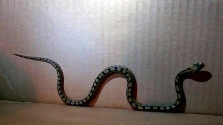 Capturan una culebra en el cuarto de estar de una vivienda en Caparroso