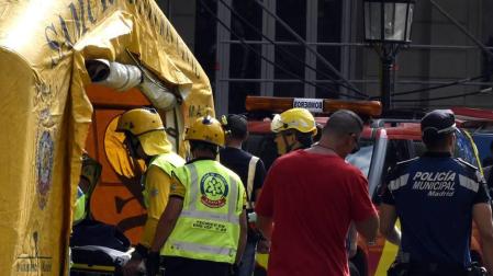Se ha derrumbado un forjado en la sexta planta durante las obras de rehabilitación del edificio