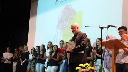 Fernando Aramburu recoge el Premio Benjamín de Tudela por 'Patria'