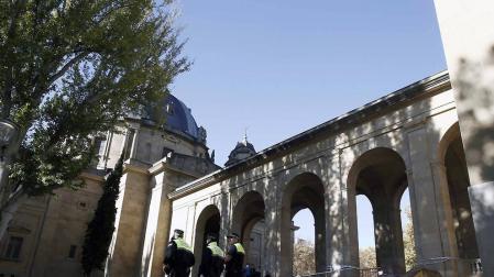 Comienzan los trabajos de exhumación en la cripta del Monumento a los Caídos