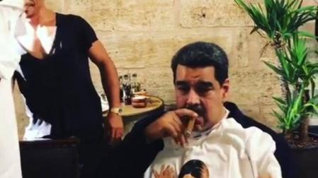 Un banquete de Maduro indigna a los venezolanos